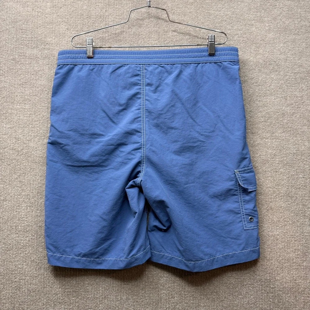Polo Ralph Lauren Mens Blue Board Shorts Swim Trunks Cargo Pocket Size M